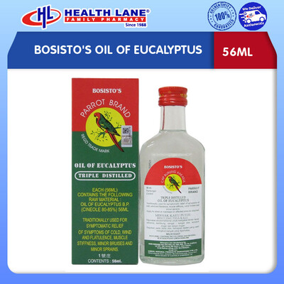 BOSISTO'S OIL OF EUCALYPTUS 56ML